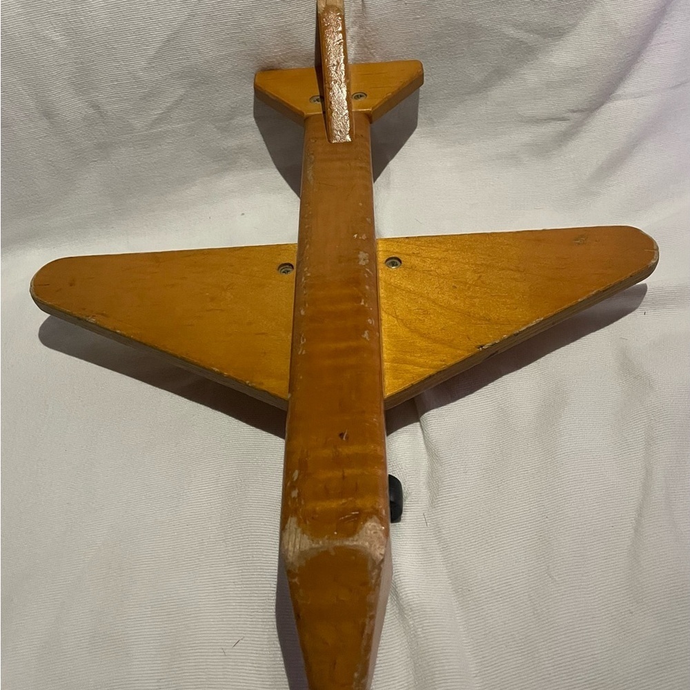 Vintage Community Rifton,NY Wooden Toy Airplane - Picture 7 of 10